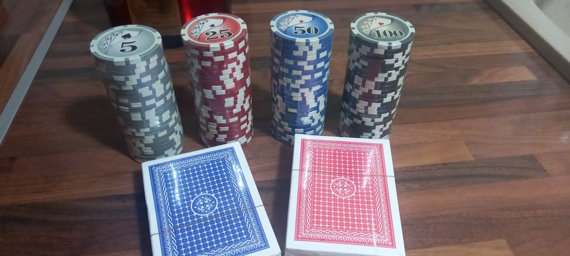 Żetony karty kości do Pokera Nowe!