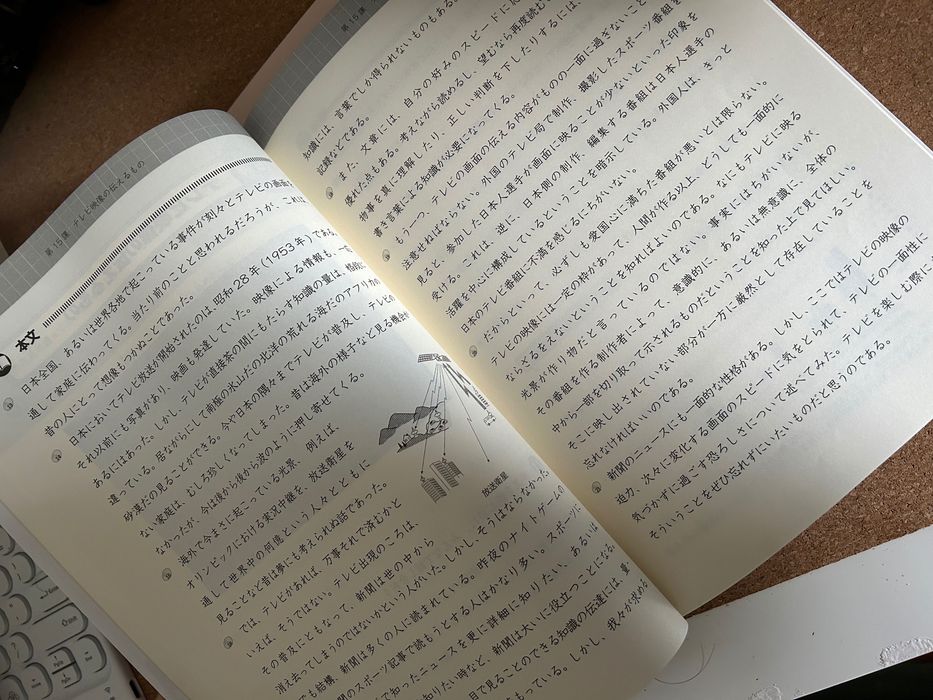 Podręcznik do języka japońskiego Chūkyū Nihongo 中級日本語 + znaki