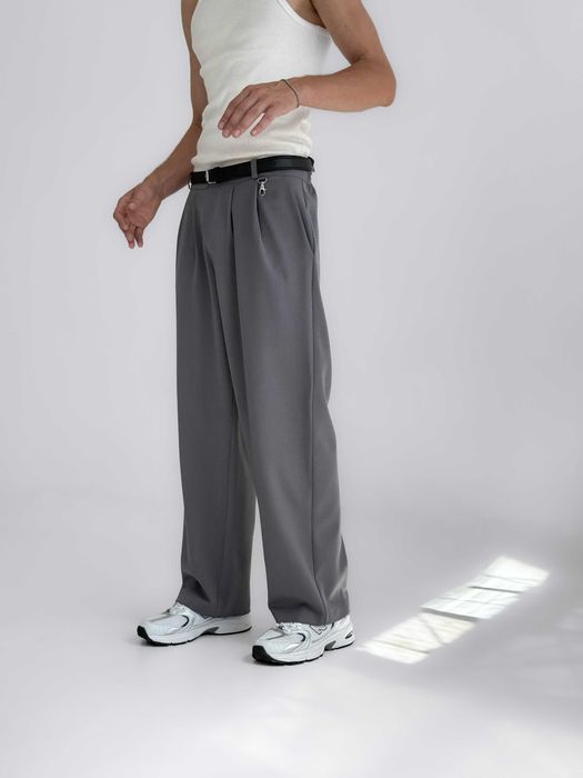 Брюки класичні широкі чоловічі Штани мужские классические широкие XL