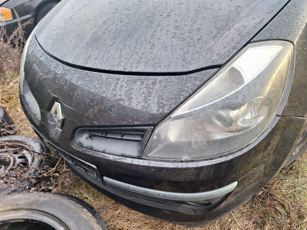 Renault Clio 3 NV676 zderzak maska lampa błotnik drzwi koła pas 1.2