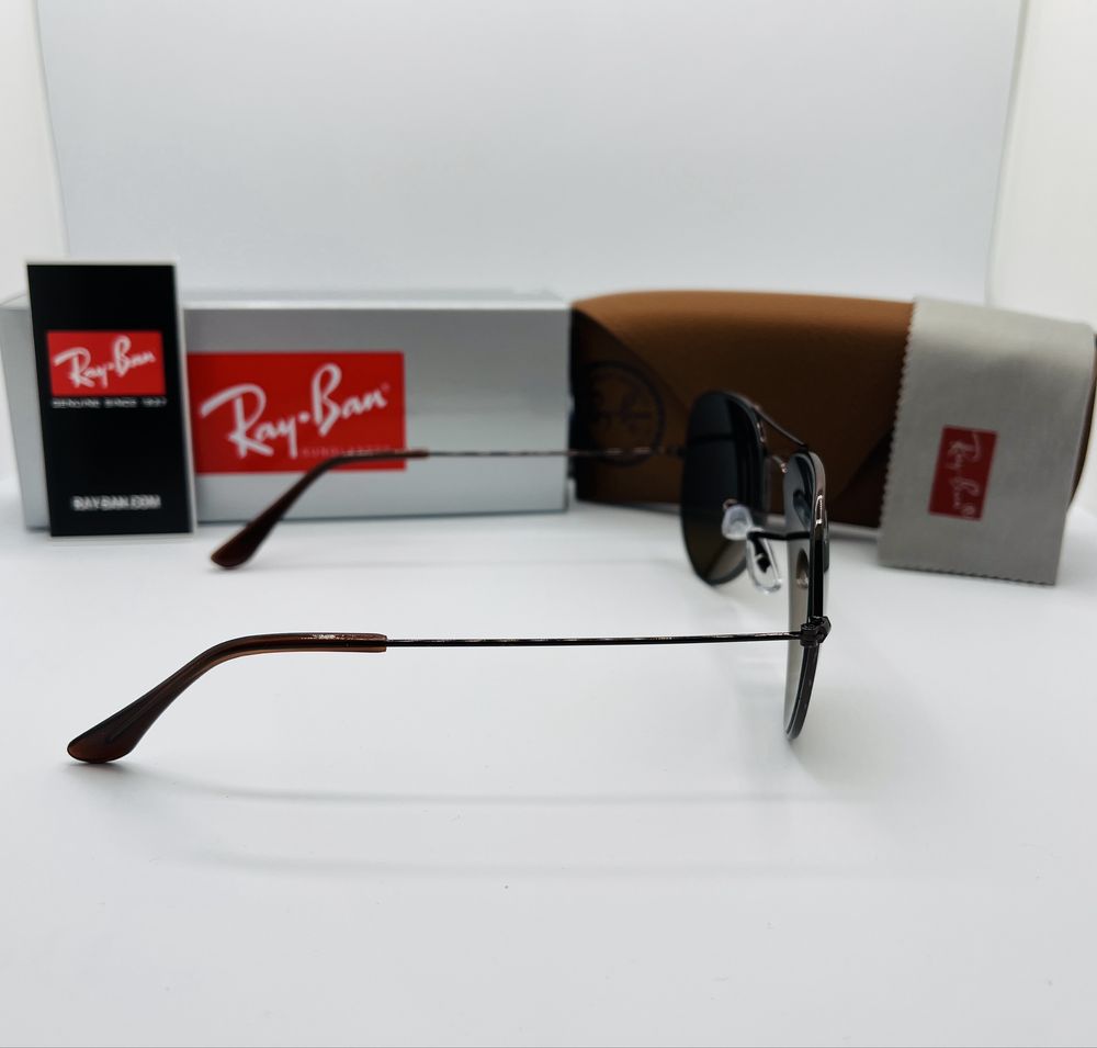 Солнцезащитные очки Ray Ban Aviator 3026 Bronze|Brown 58мм стекло