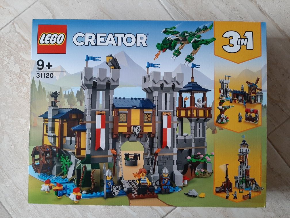 zestaw Klocki LEGO Creator 3w1 31120 - Średniowieczny zamek nowy