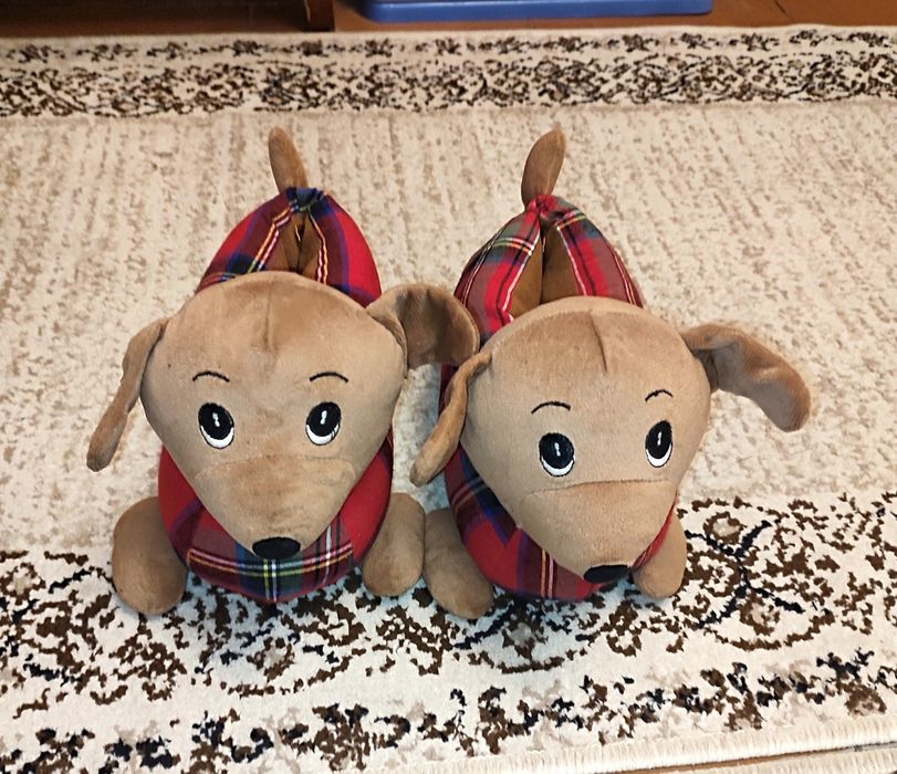 Тапочки такса в хорошем состоянии