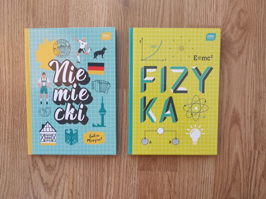 Zeszyt do języka niemieckiego i fizyki 80 kartek