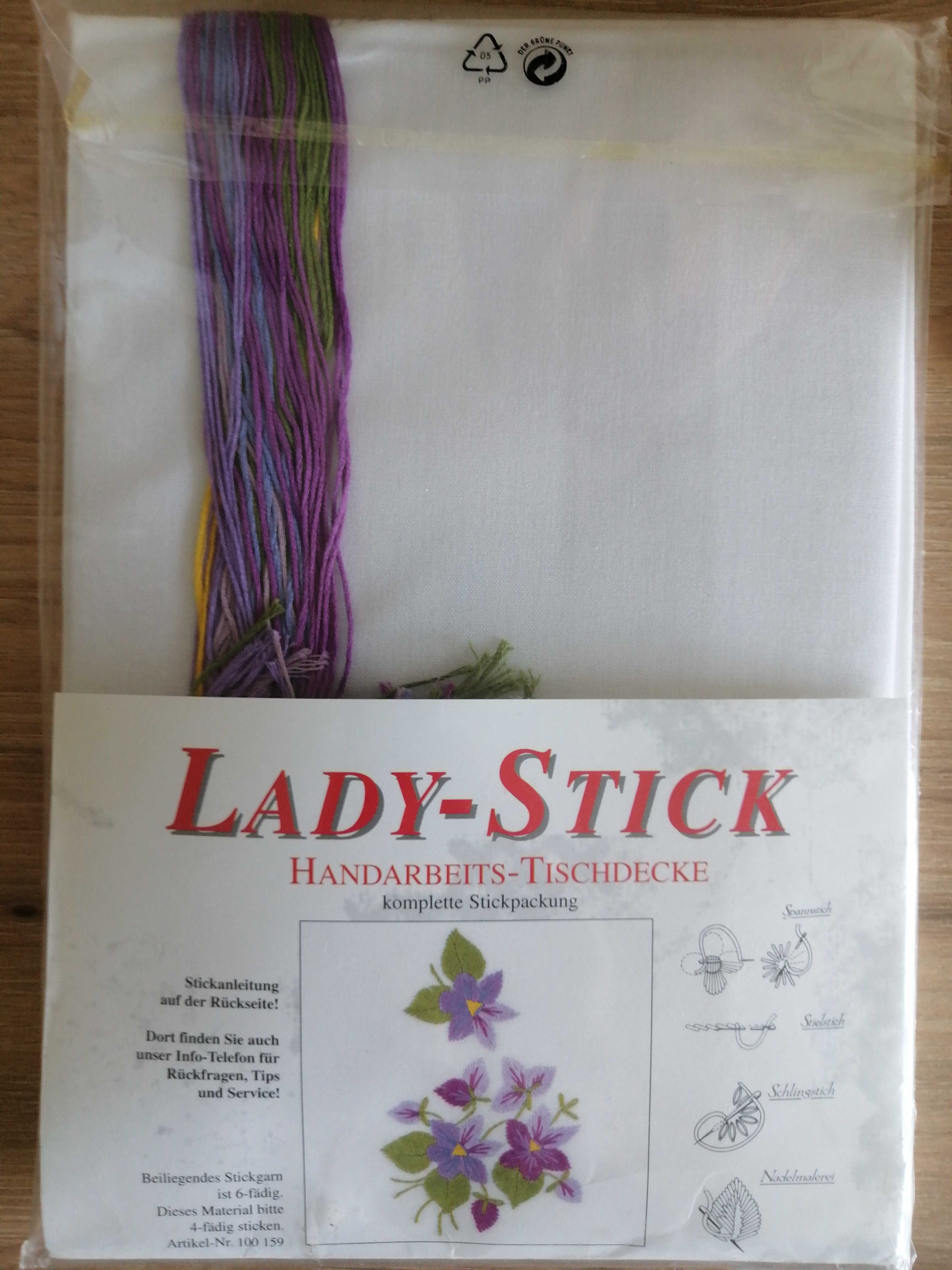 Набор для вышивки Lady-stick Handarbeits-Tischdecke