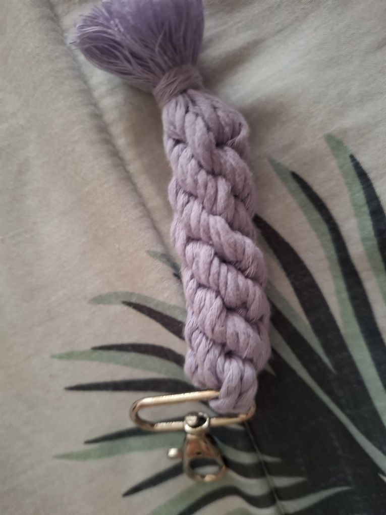 Porta chaves macrame