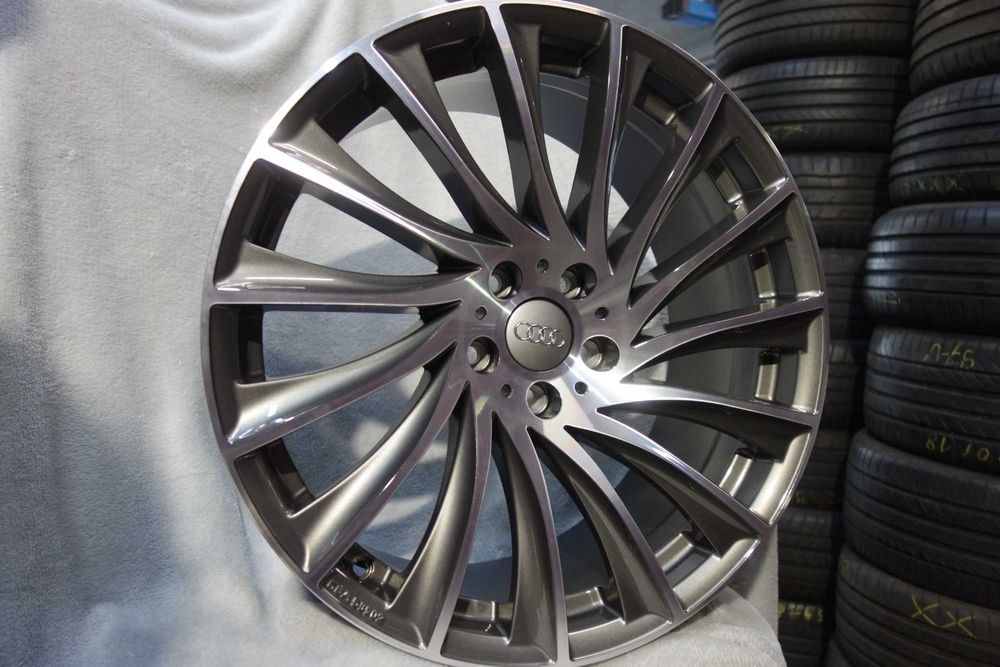 Nowe Alufelgi 19" 5x112 Audi A4 A6 A8 RS3 S4 S6 Grafit + Poler 723