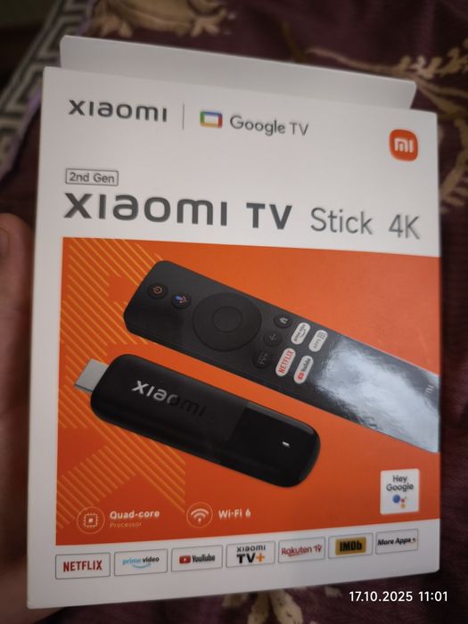 Xiaomi mi tv stick 4k 2nd Gen New новий оригінал 2025 mdz-33-aa