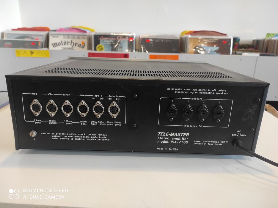 Tele-Master WA-7700 dual mono . Wzmacniacz Vintage. Sprawny.