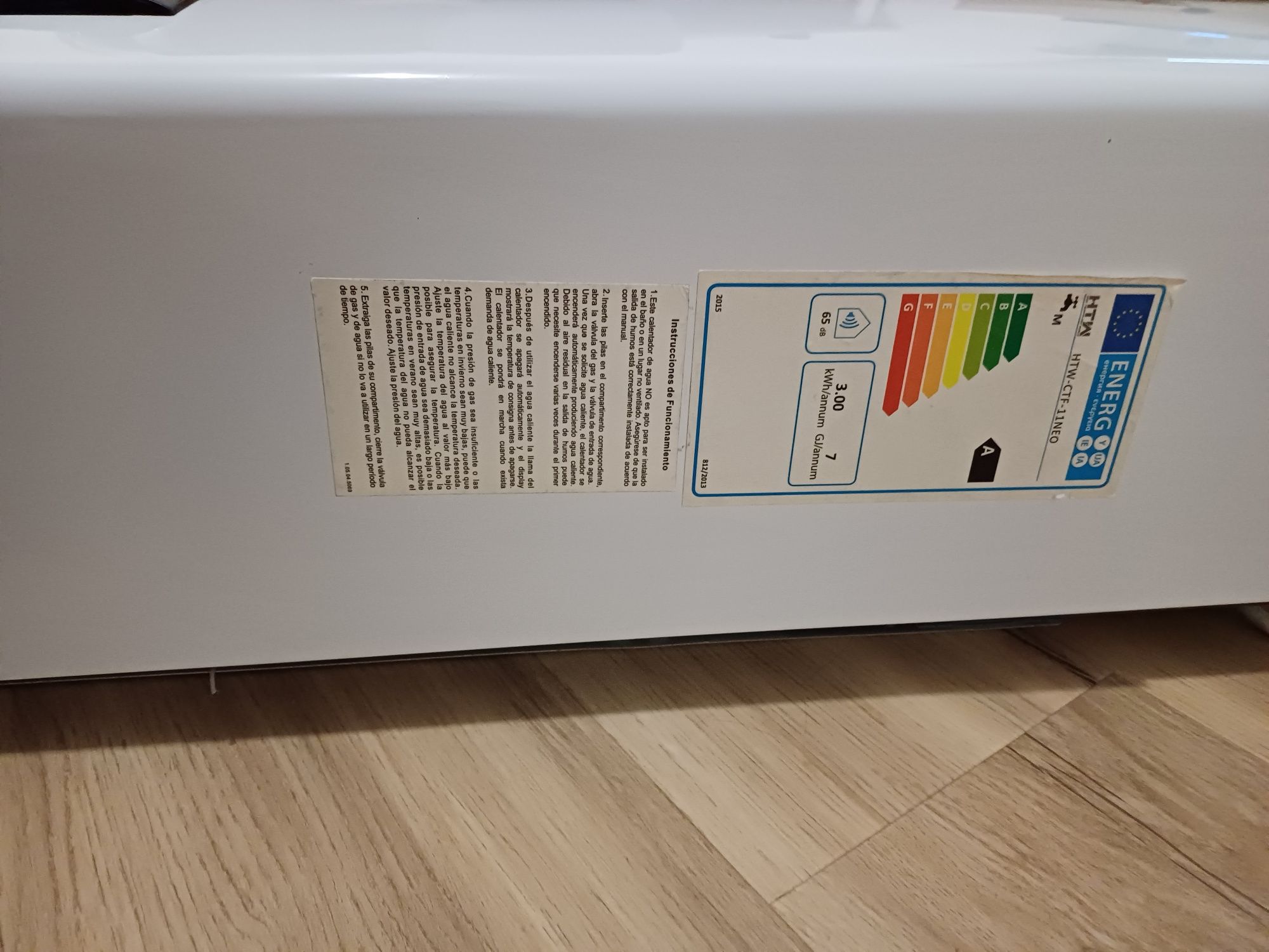Esquentador HTW gás natural