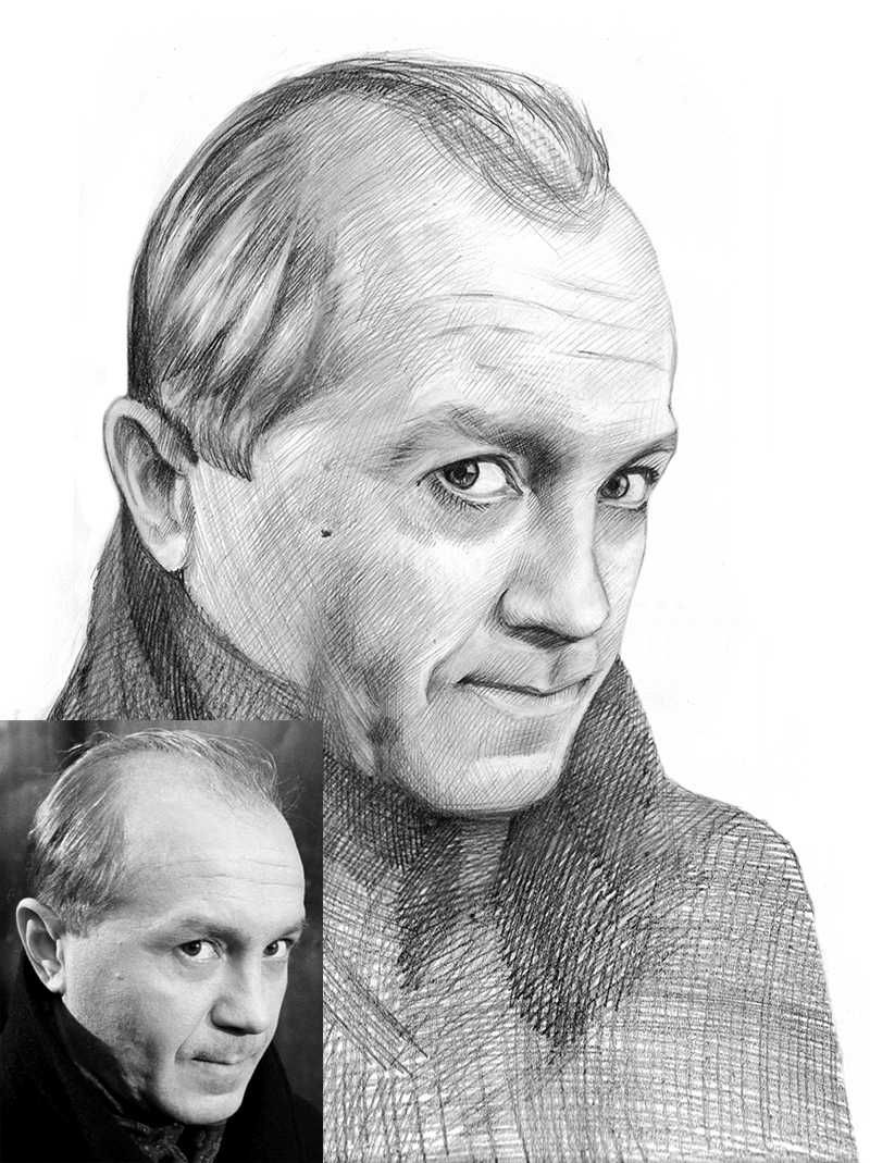 Художественный портрет по фотографии (Карандаш, масло)