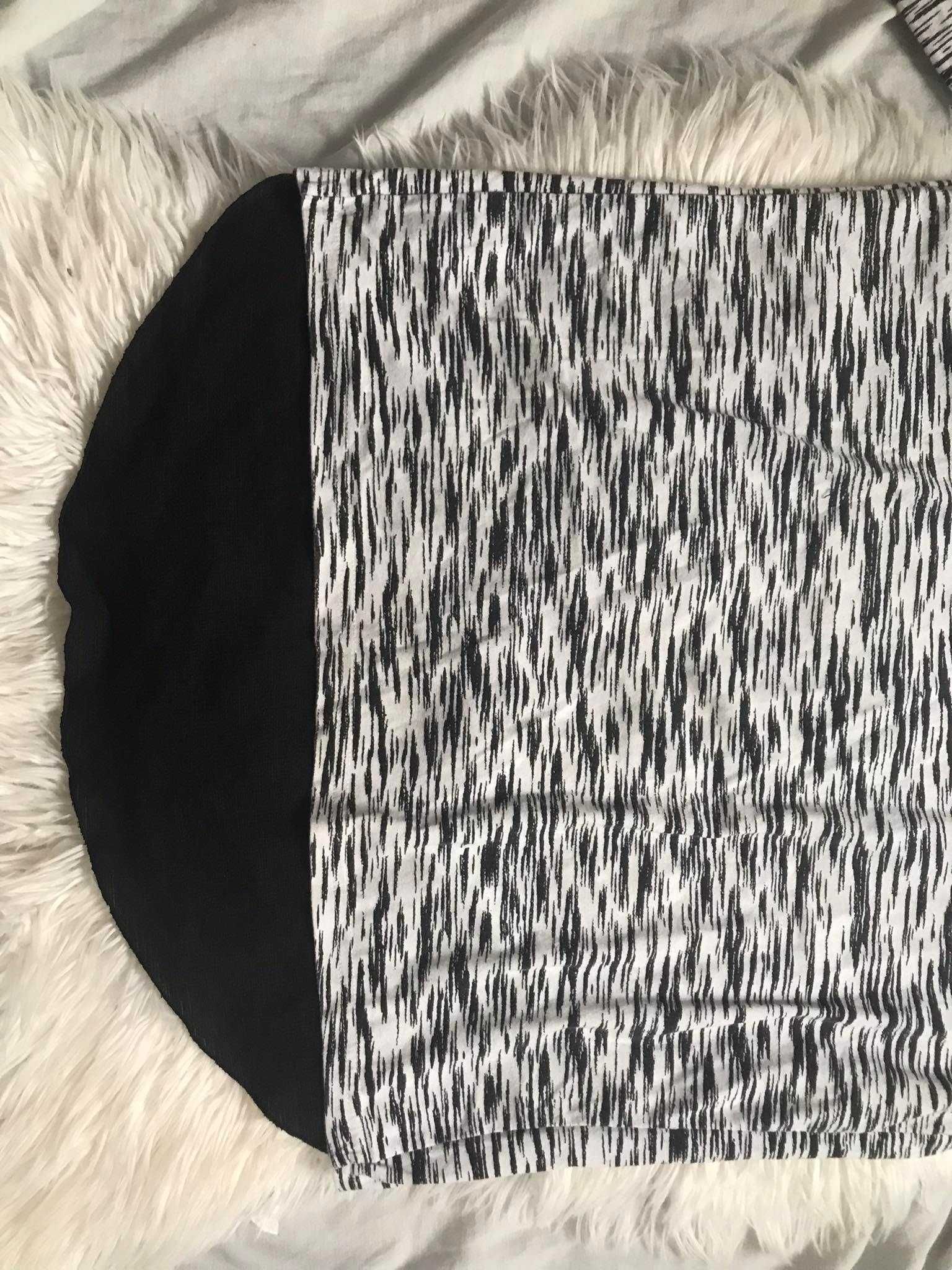 Camisola - Blusa 2 em 1 com estampado animal - zebra