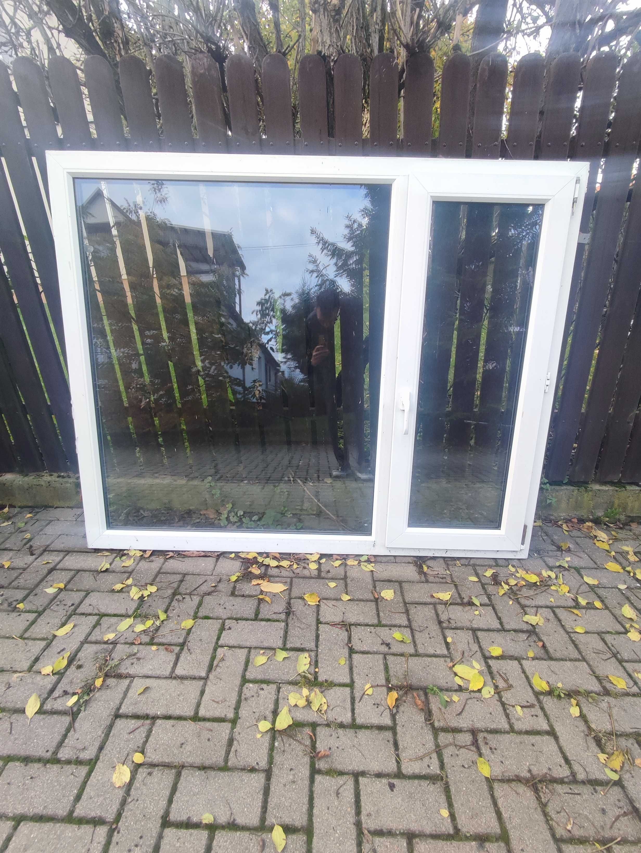 okno białe duże PCV