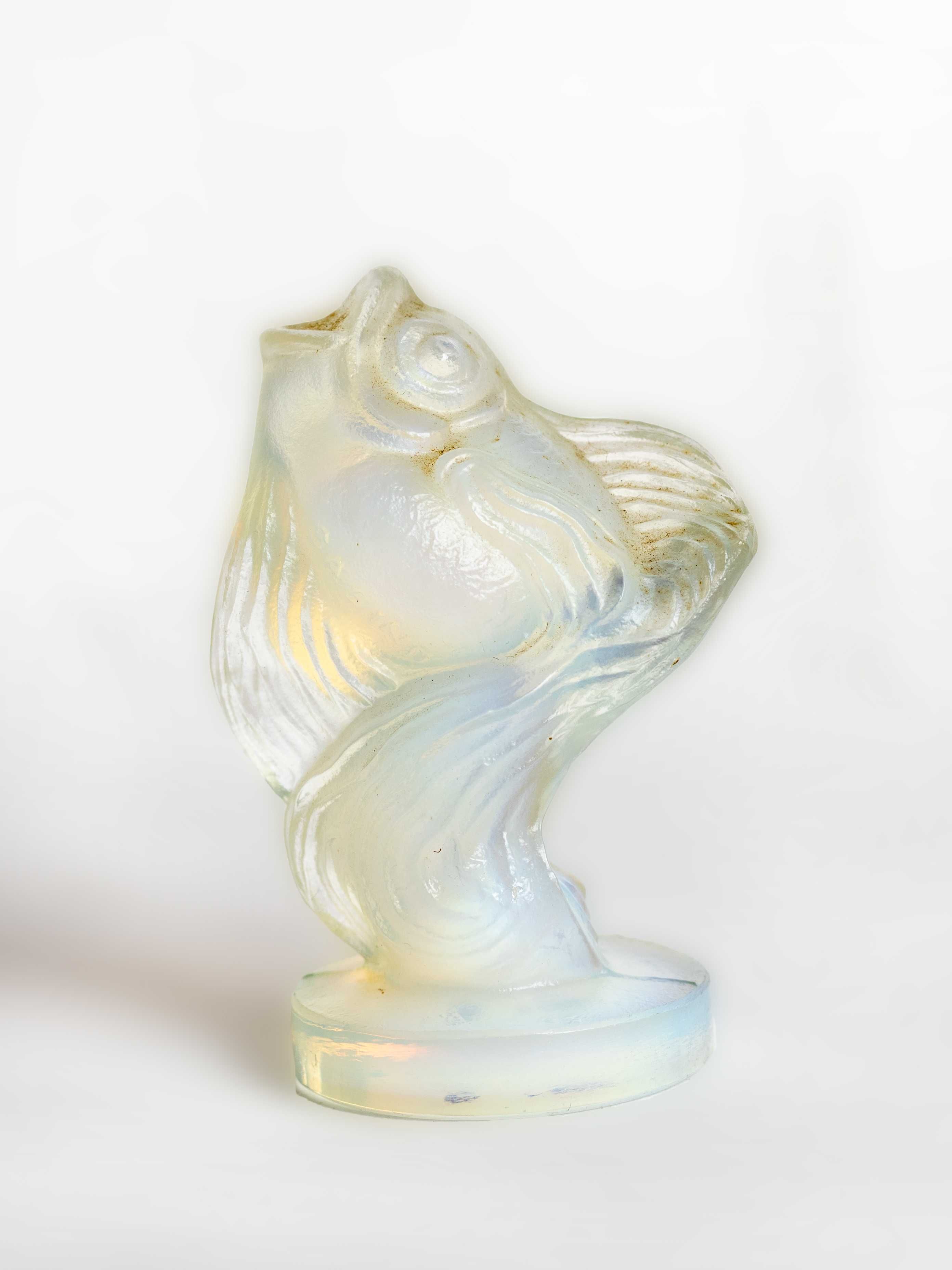 Miniatura peixe vidro opalescente Sabino Art Deco | século XX