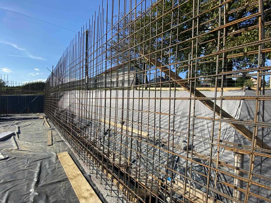 Budowa domów, Domy żelbetowe, Płyty fundamentowe