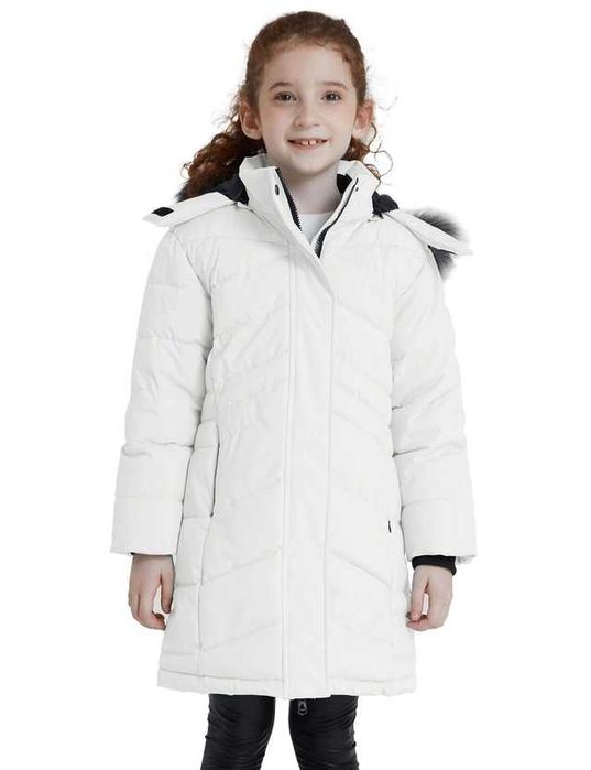 Зимняя теплая парка капюшон,водо-ветронепроницаемая куртка р.140–146