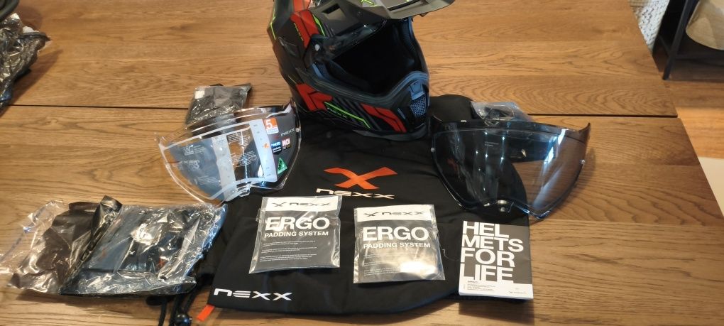 Capacete NEXX X Wed 2 Wild Country - M + Extras