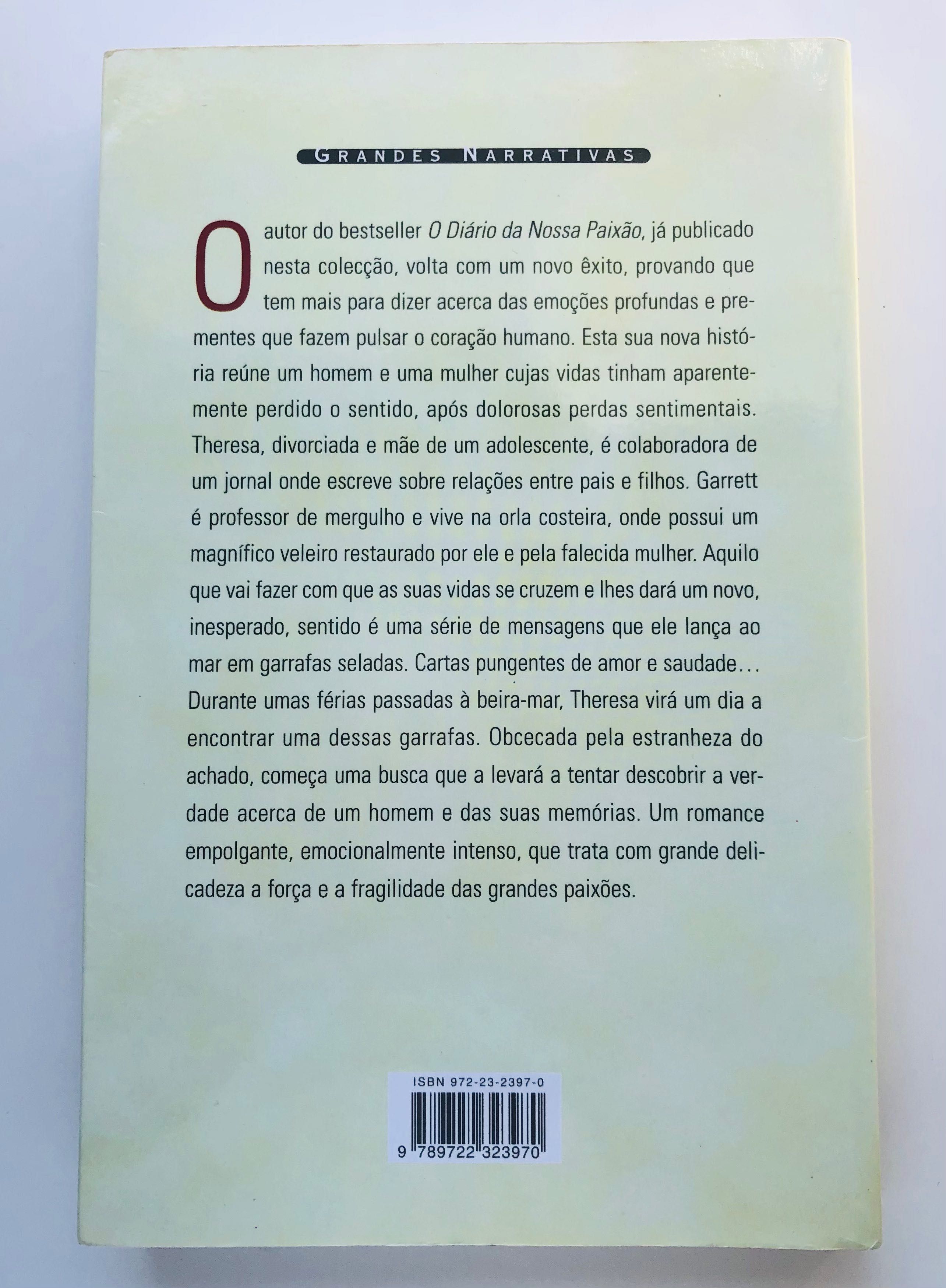 "As Palavras Que Nunca Te Direi" de Nicholas Sparks (Portes Incluídos)