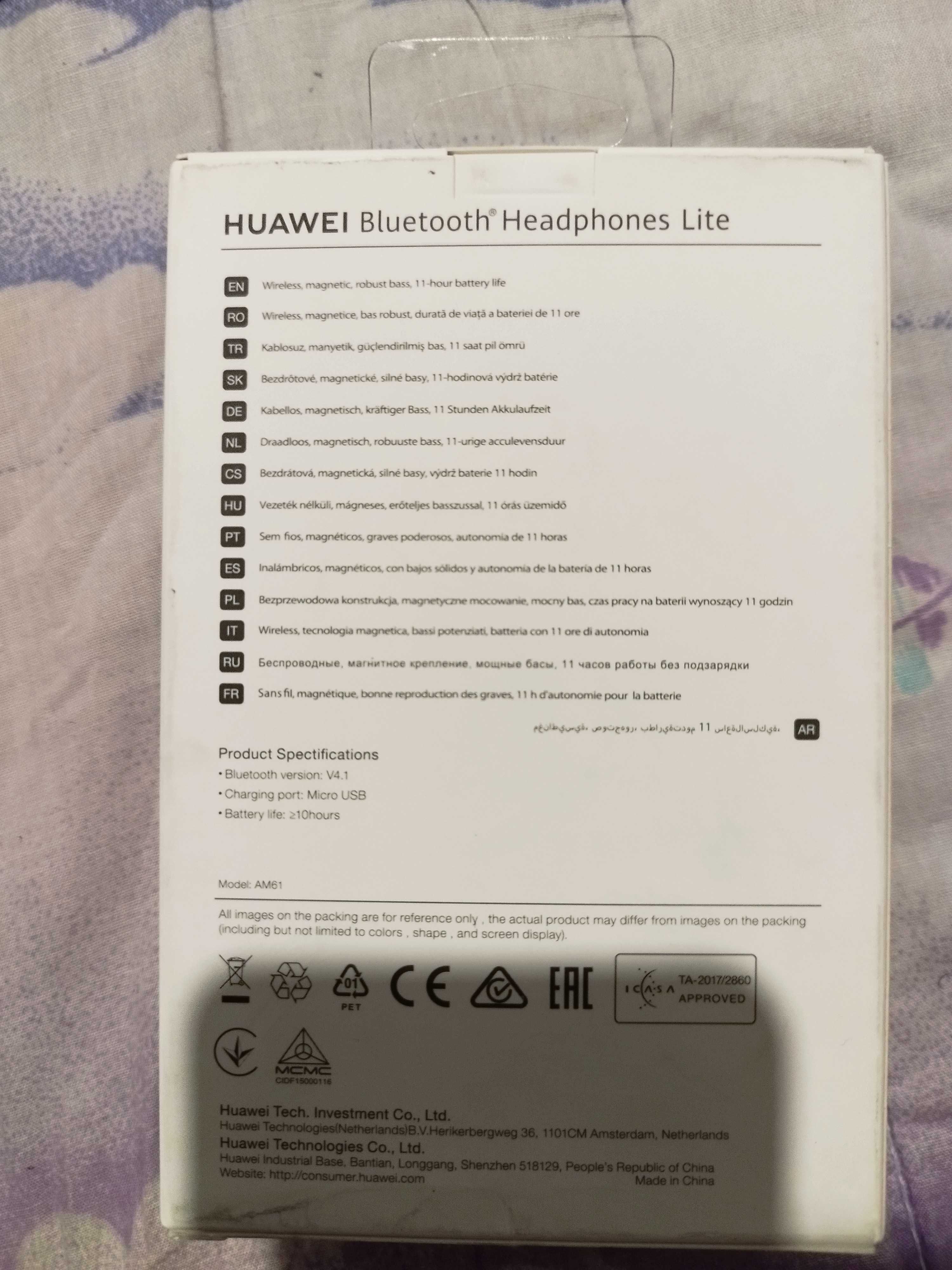 Fones Huawei Bluetooth Lite - Estilo, Som e Liberdade!