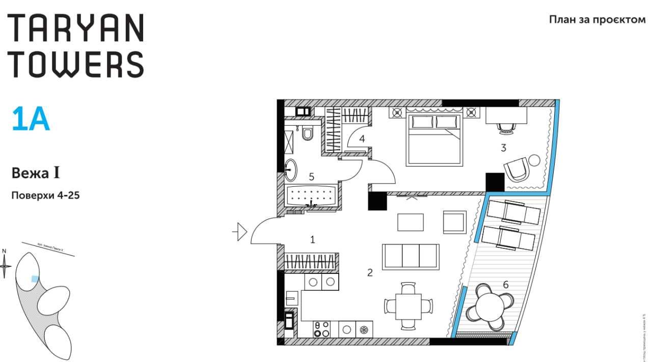 Квартира в ЖК Taryan Towers.Вул.Іонна Павла 12.Печерськ.Центр.