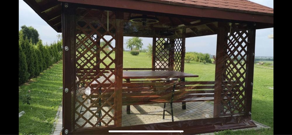 Zabudowy z plandeki na altanki tarasy