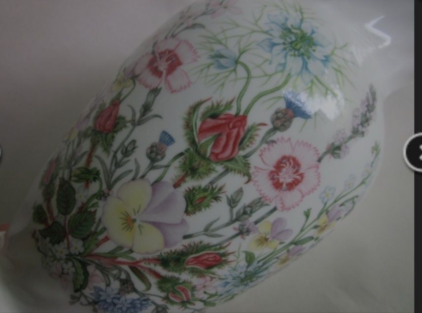 Wazon AYNSLEY WILD TUDOR porcelana  kolekcjonerski