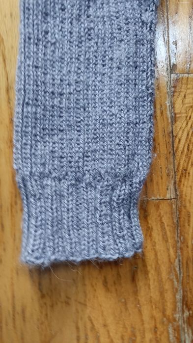 Getry wełniane z alpaki ręcznie robione na drutach rozmiar 86 92