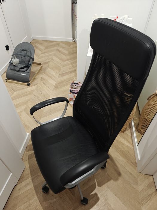 Fotel biurowy Marcus skórzany