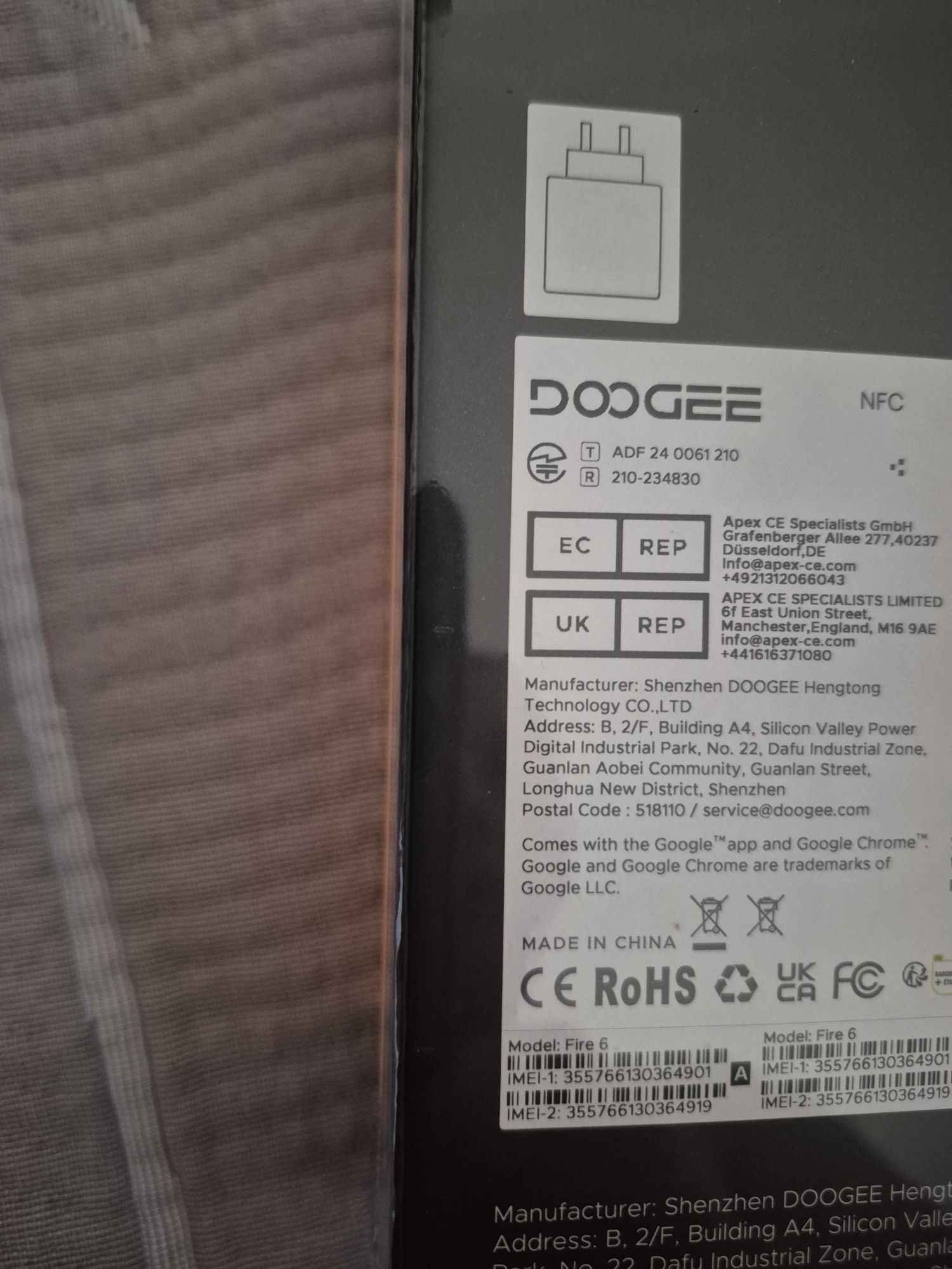Doogee Fire 6 novo