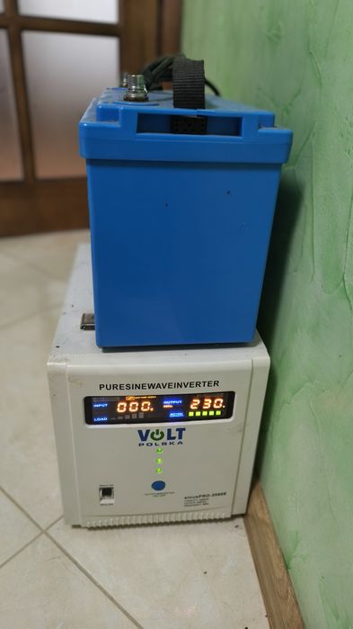 ДБЖ інвертор + акумулятор lifepo4  комплект