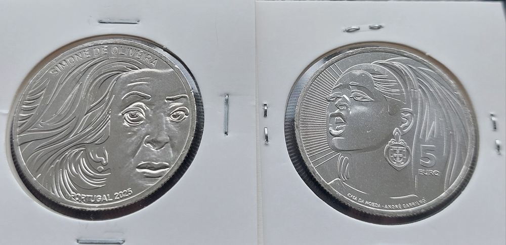 Portugal 2025 - Moeda 5€ - Simone de Oliveira - Diva Eterna