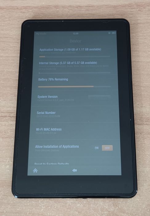 Електронна книга Amazon Kindle Fire DO1400