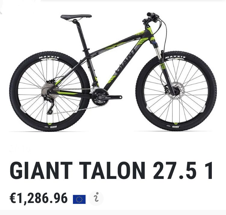 Bicicleta Giant Talon 27,5