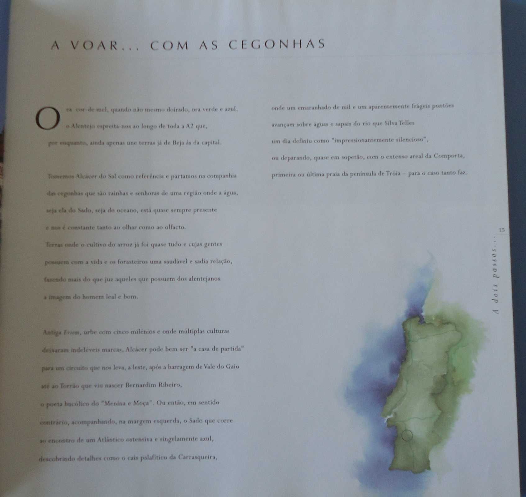Livro "A dois passos..." sobre Portugal - Edição exclusiva da Brisa
