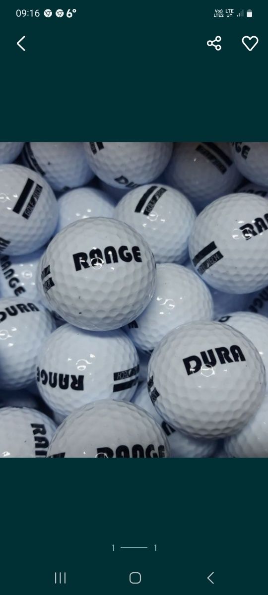 20szt. Nowe pilki golfowe range Dura