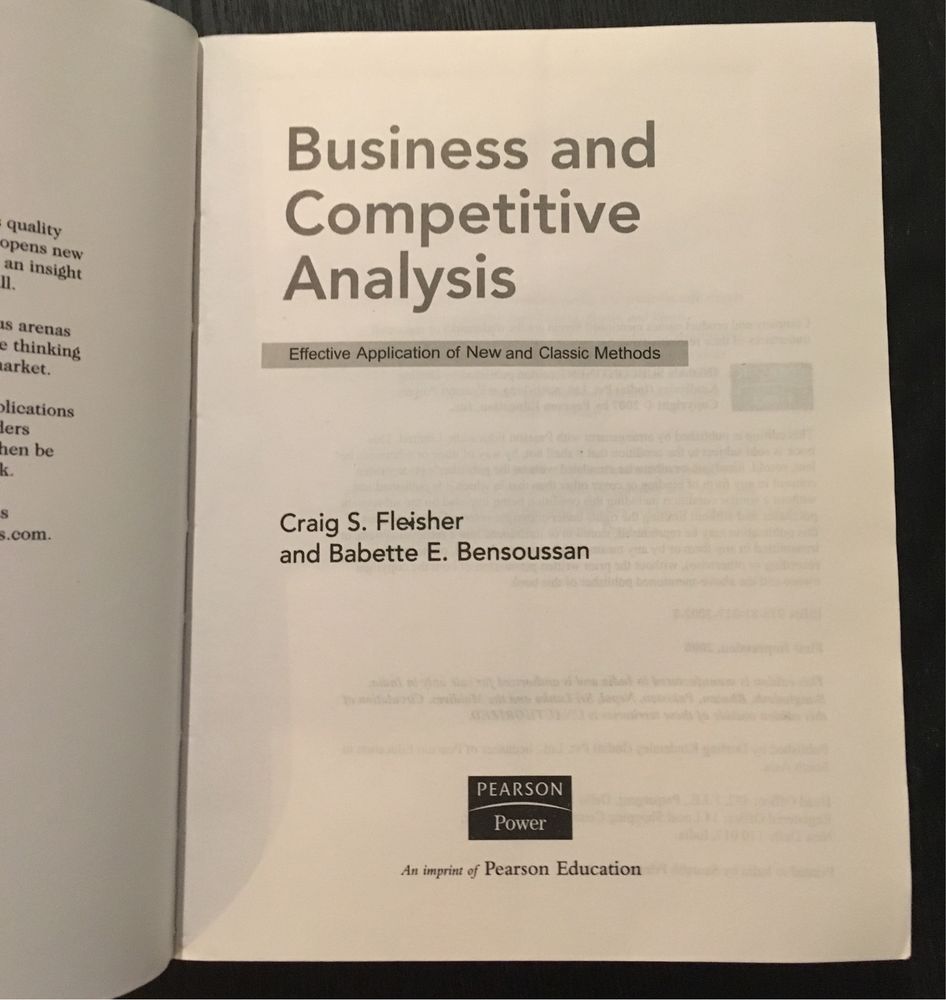 Business and Competitive Analysis