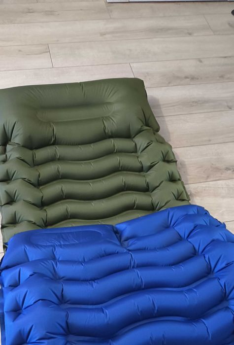 каремат з вбудованим насосом надувний матрац одномісний похідний