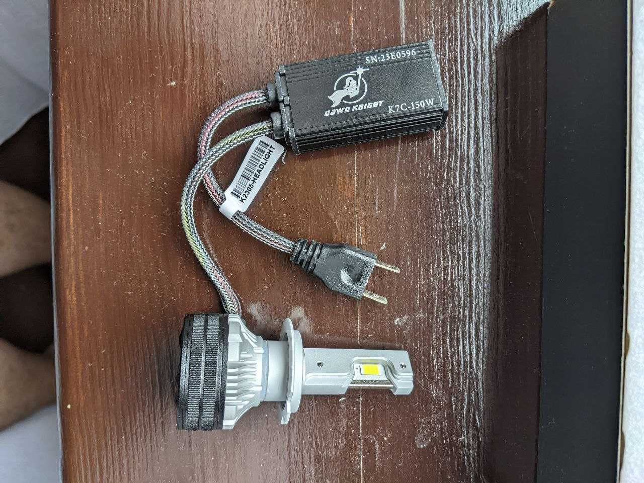 Led лампи DAWNKNIGHT H4 H7 Лед лампи 140w в рефлектор - лінзу