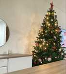 Árvore de Natal em ótimo estado