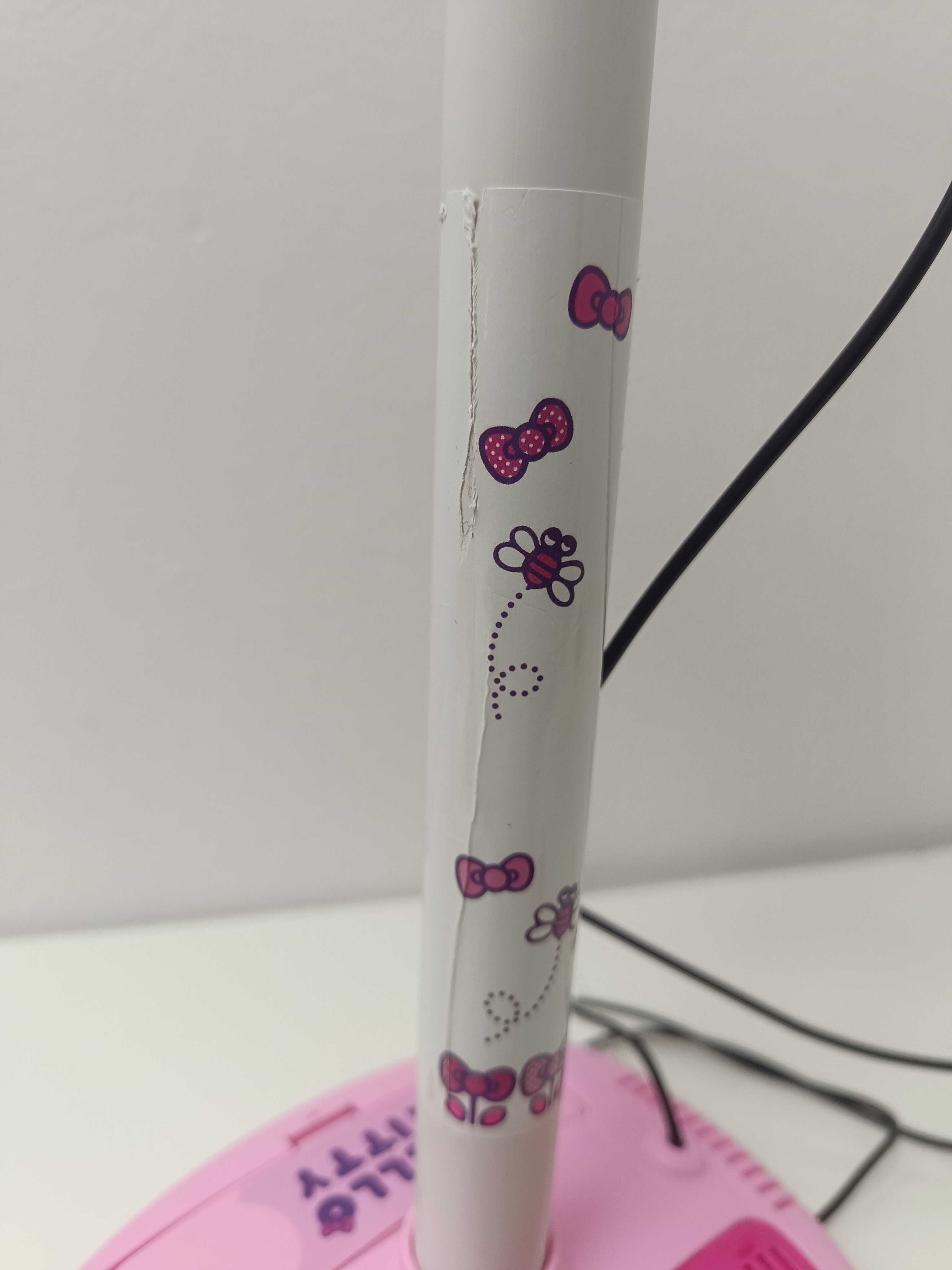 Reig hello kitty zestaw muzyczny gitara mikrofon statyw wzmacniacz