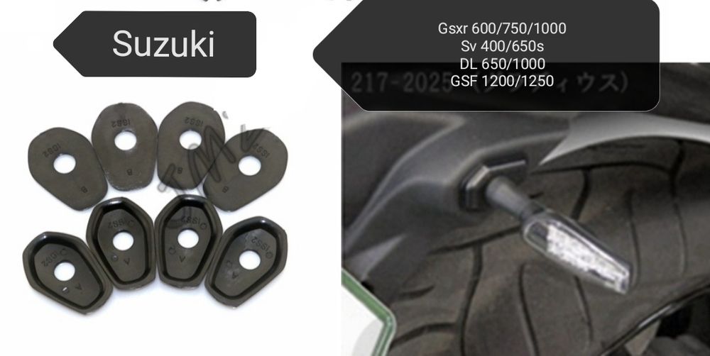 Adaptadores piscas kawasaki Honda Suzuki Yamaha
