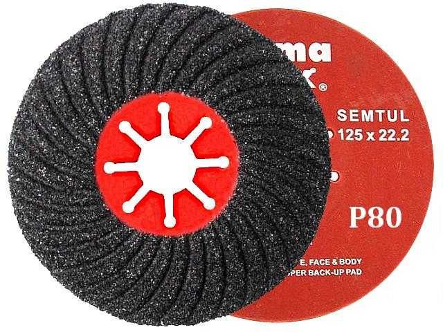 Tarcza Tarcze do szlifowania GLAZURY GRESU BETONU SEMTUL 125 P 80