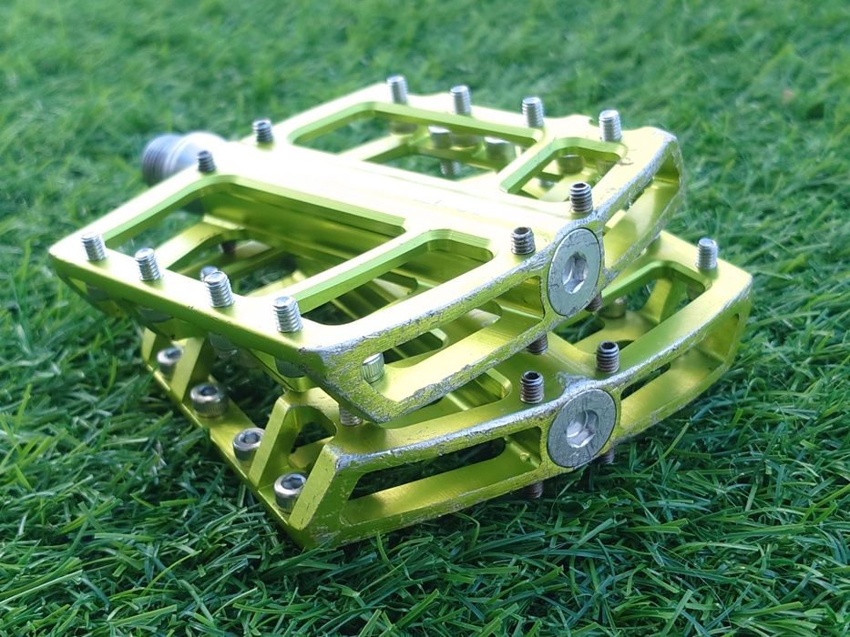 Pedały platformowe, platformy NC-17 Sudpin III S-Pro zielone