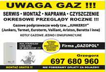 Naprawa,serwis,montaż,sprzedaż Junkersów Wrocław