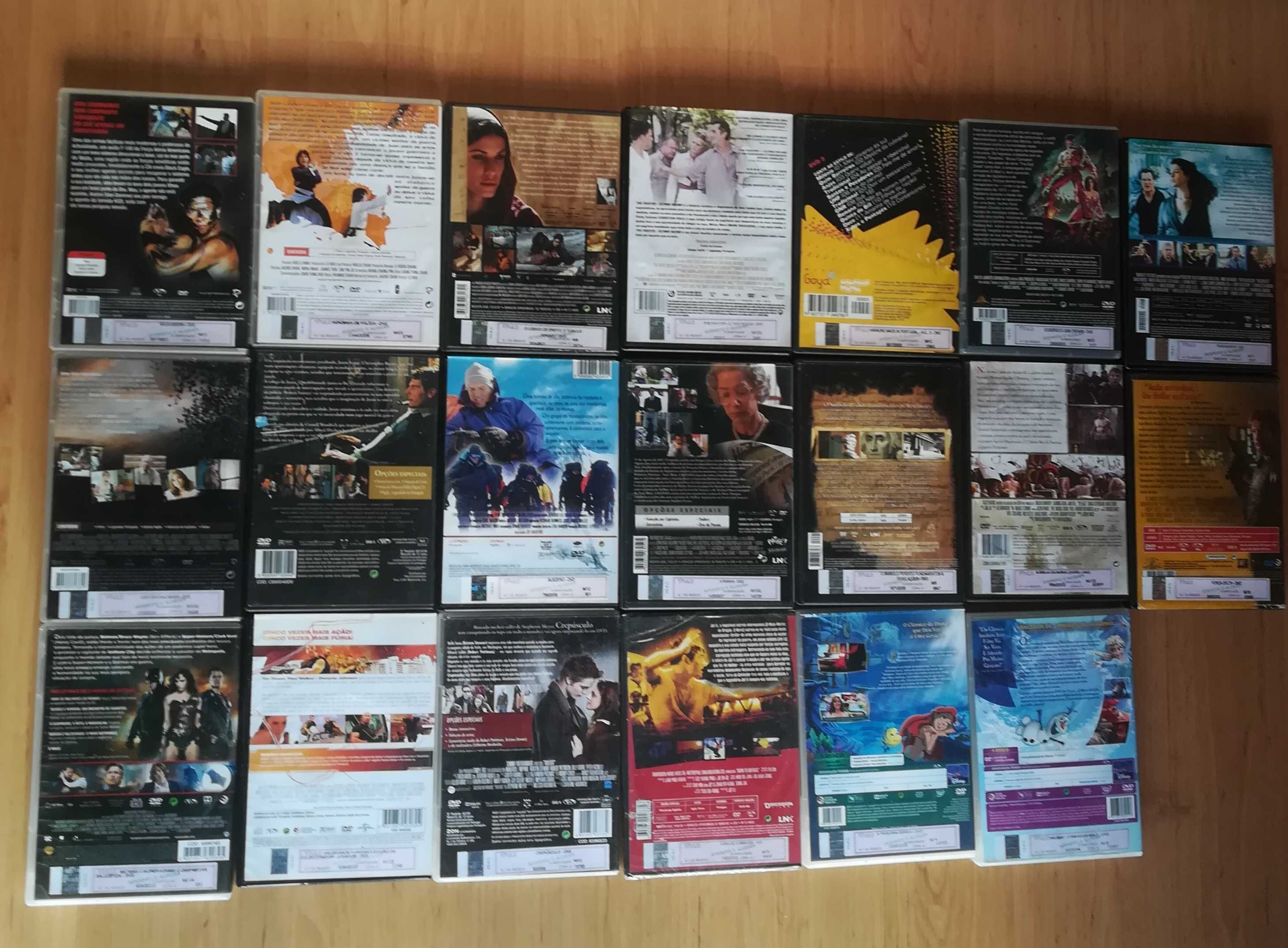 lote vinte Filmes DVD todos 6 euros