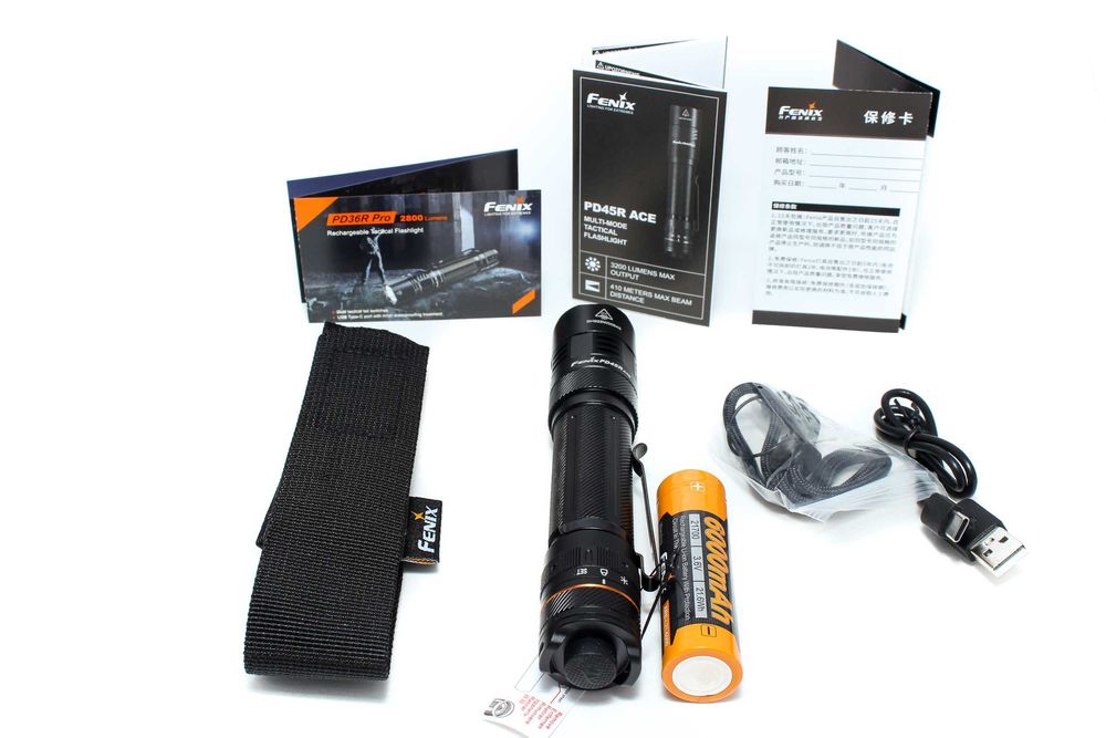 Fenix PD45R ACE Ліхтар Тактичний (3200 Люмен 410 М.) ГАРАНТІЯ 5 РОКІВ!