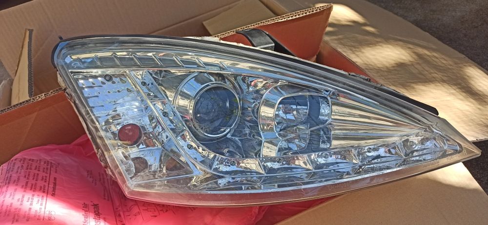 Faróis Led Daylight Ford Focus 1 98-01 Cromado