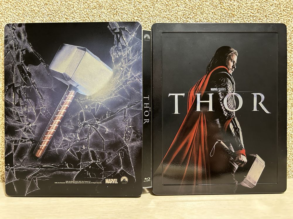 Steelbook Blu-ray Lenticular ZAVVI EXCLUSIVE  Тор (Thor) 1 - 3 рус.яз.