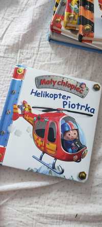 Mały chłopiec helikopter Piotrka książka