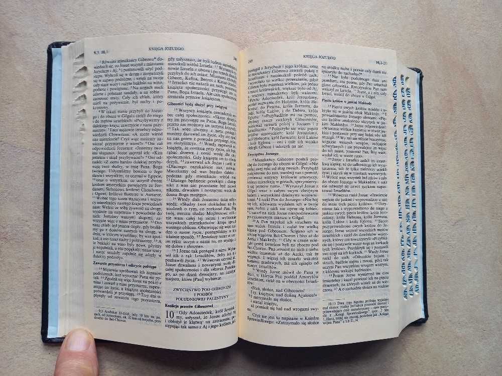 Pismo Święte Biblia Tysiąclecia V wyd. Pallottinum skóra+indeksy